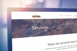Diseño pagina web telecomunicaciones Valencia